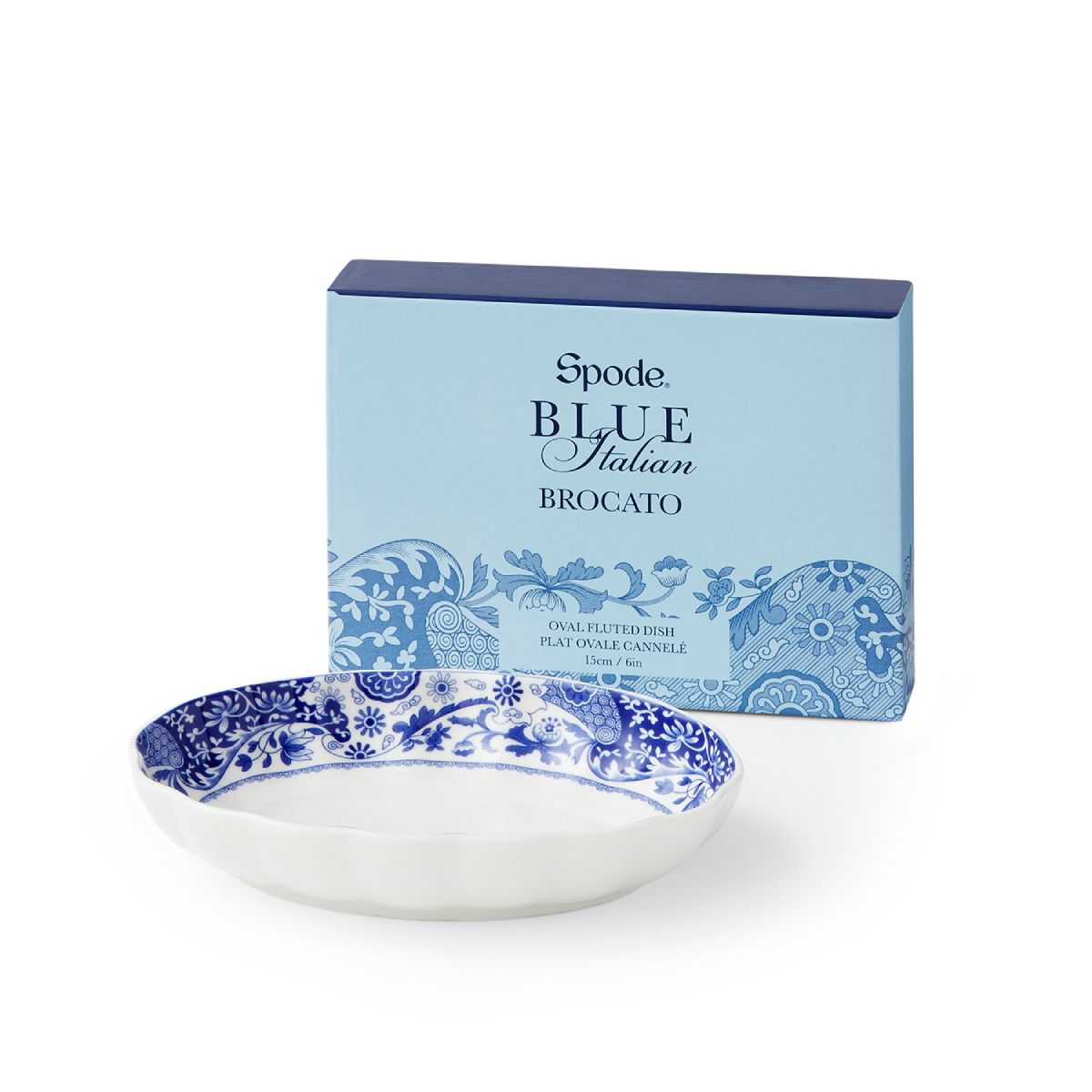 Brocato Oval Fluted Dish image number null
